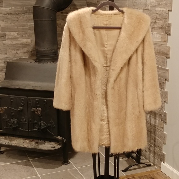 Jackets & Blazers - Vintage Mink Coat